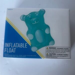Blue gummy bear new pool float